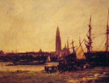 安東尼 沃倫 View of Antwerp